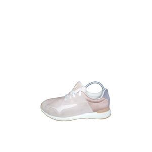 Clarks Sneakers Women Sz 10 Lace Up Suede Copper Salmon Everyday Running Workout